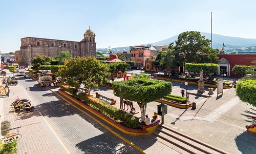 centro del  pueblo Tequila, Jalisco